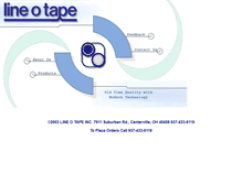 Tablet Screenshot of line-o-tape.com